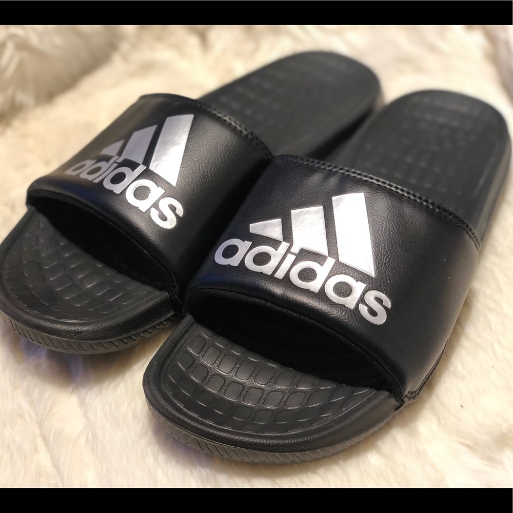 Adidas black sandals